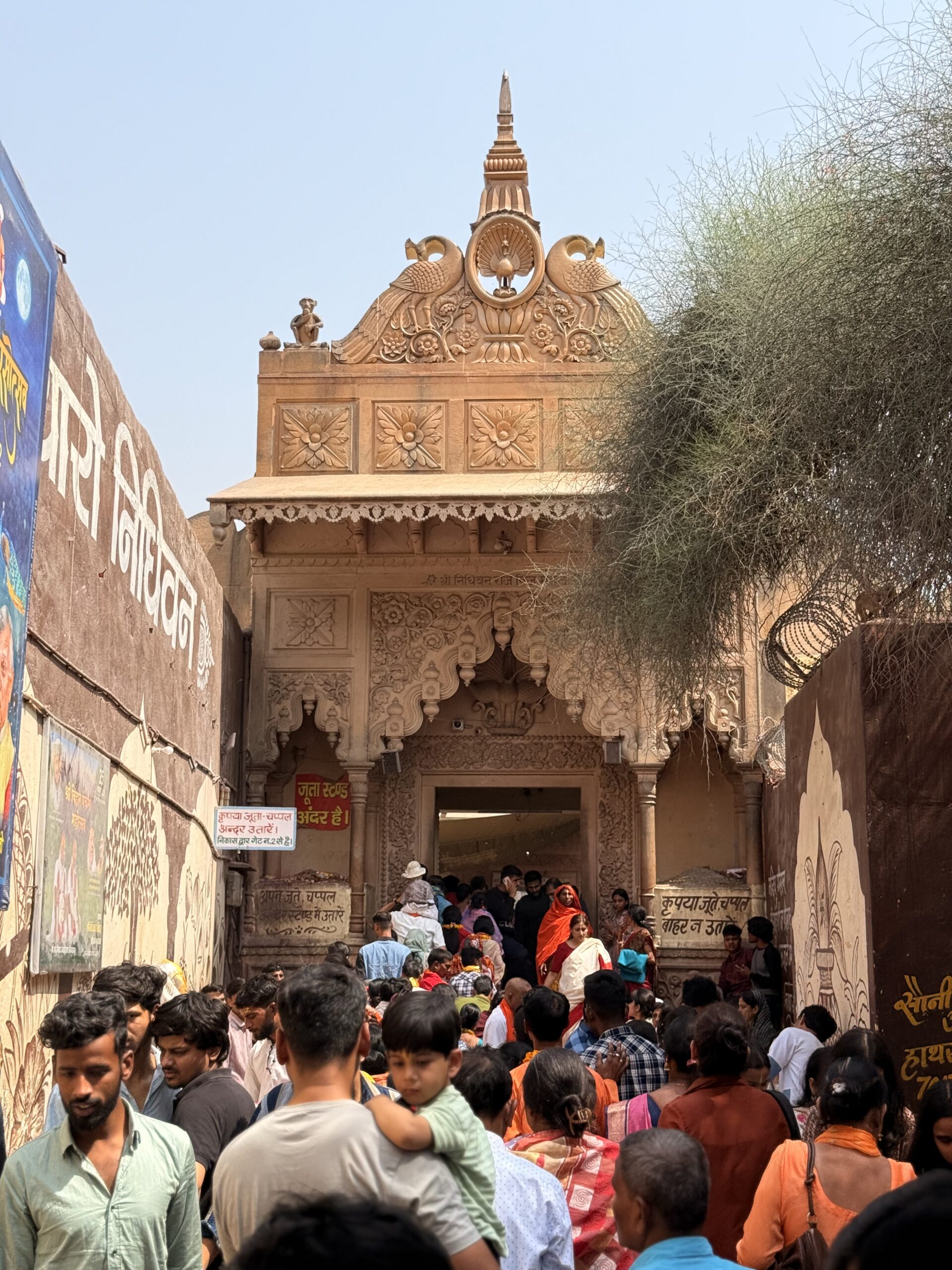 Nidhivan Temple Entrance